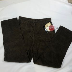 Womens Woolrich 1964 Country Corduroy Pants Black Size 8 (petit) new with tags